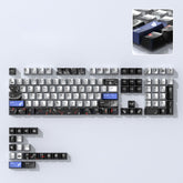 Feather Texture Metallic Coating Keycaps