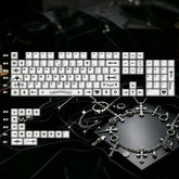 Chrome Hearts Style Metallic Paint Keycap Set