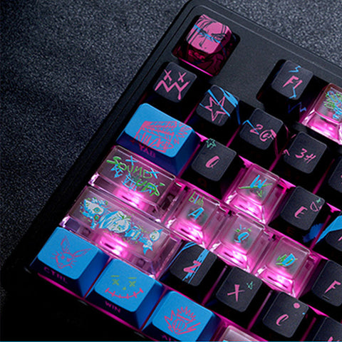 Arcane Jinx Side-Print Shine Through Keycaps Set