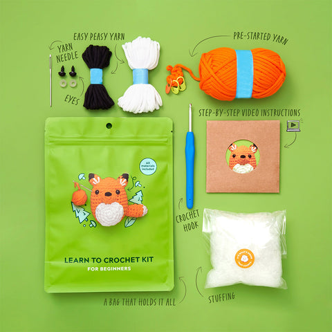 Freddie the Fox Crochet Kit