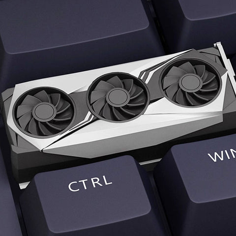 Graphics Card Resin Artisan Keycaps