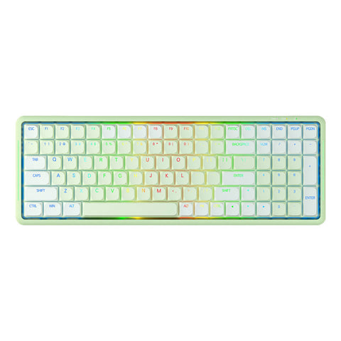 SK01 Ultra-Thin Low-Profile Triple-Mode Mechanical Keyboard with Backlit Keycaps