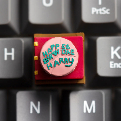 Rotatable Resin Cake Magnetic Artisan Keycaps