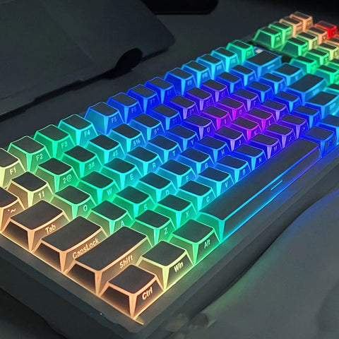 Edge Shadow PBT Cherry Profile Shine-through Keycaps Set
