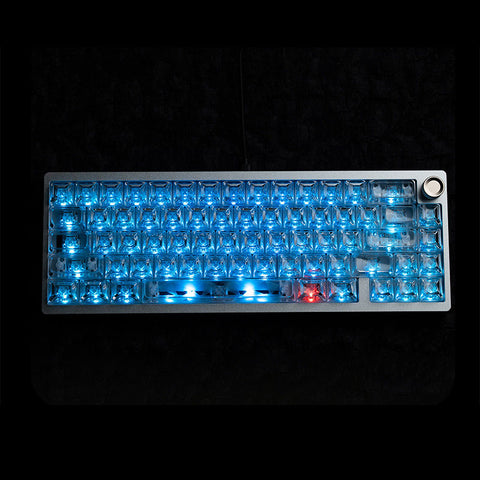 Star Prism RGB Transparent Keycaps Set