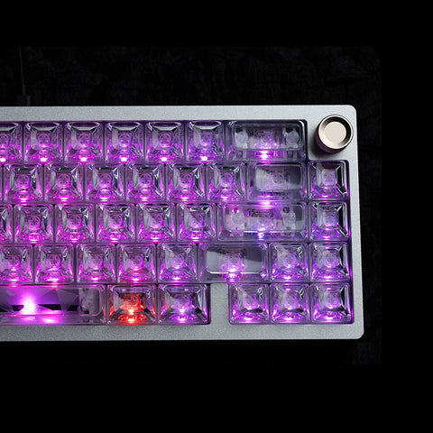 Star Prism RGB Transparent Keycaps Set