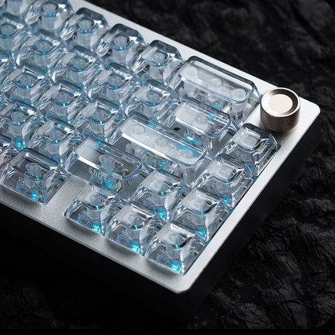 Star Prism RGB Transparent Keycaps Set