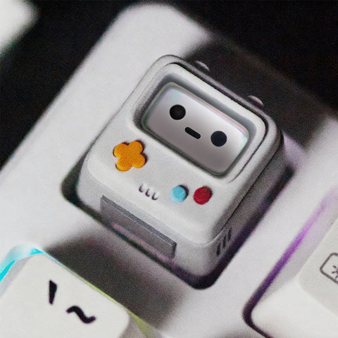 Retro Gaming Console-Themed Translucent Keycap