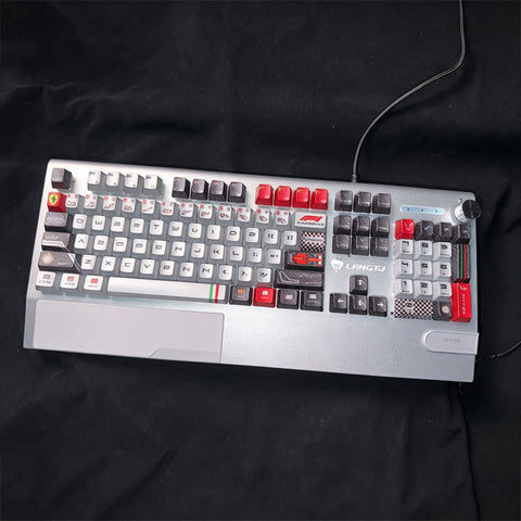 F1 Racing Theme Metallic Finish Keycaps Set