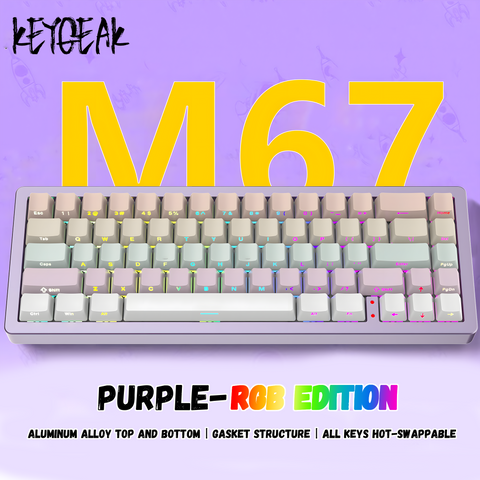 m67-aluminum-gasket-tri-mode-customized-mechanical-keyboard