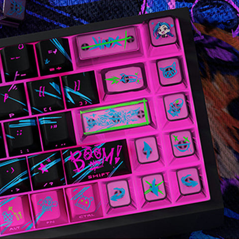 Arcane Jinx Side-Print Shine Through Keycaps Set