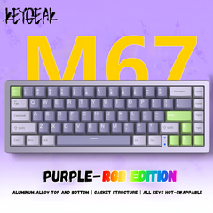 m67-aluminum-gasket-tri-mode-customized-mechanical-keyboard