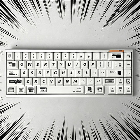 Danger 404 PBT Cherry Profile Keycaps Set
