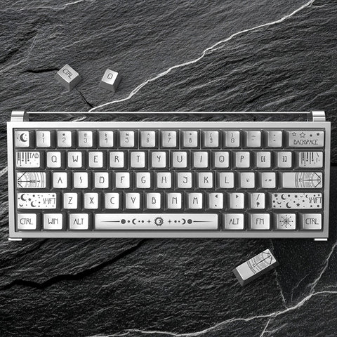 Star Spectrum Cherry Profile Metallic Finish Keycaps