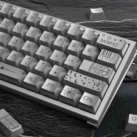 Star Spectrum Cherry Profile Metallic Finish Keycaps