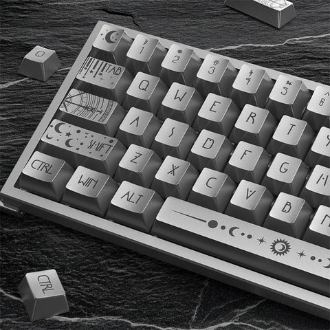 Star Spectrum Cherry Profile Metallic Finish Keycaps