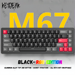 m67-aluminum-gasket-tri-mode-customized-mechanical-keyboard