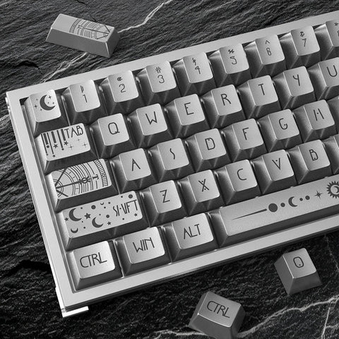 Star Spectrum Cherry Profile Metallic Finish Keycaps