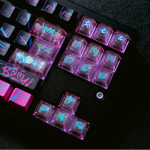Arcane Jinx Side-Print Shine Through Keycaps Set