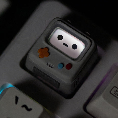 Retro Gaming Console-Themed Translucent Keycap