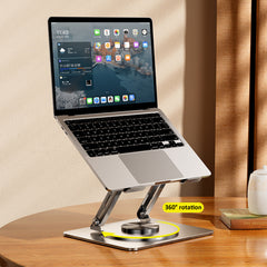 Adjustable-Computer-Stand-with-360-Rotating-Base-Compatible-with-MacBook-Notebook-up-to-17.3 Inches