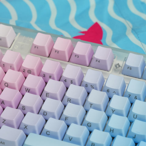 customize-keycaps-Lateral Gradient Thermal Sublimation Keycaps Set - KeyGeak