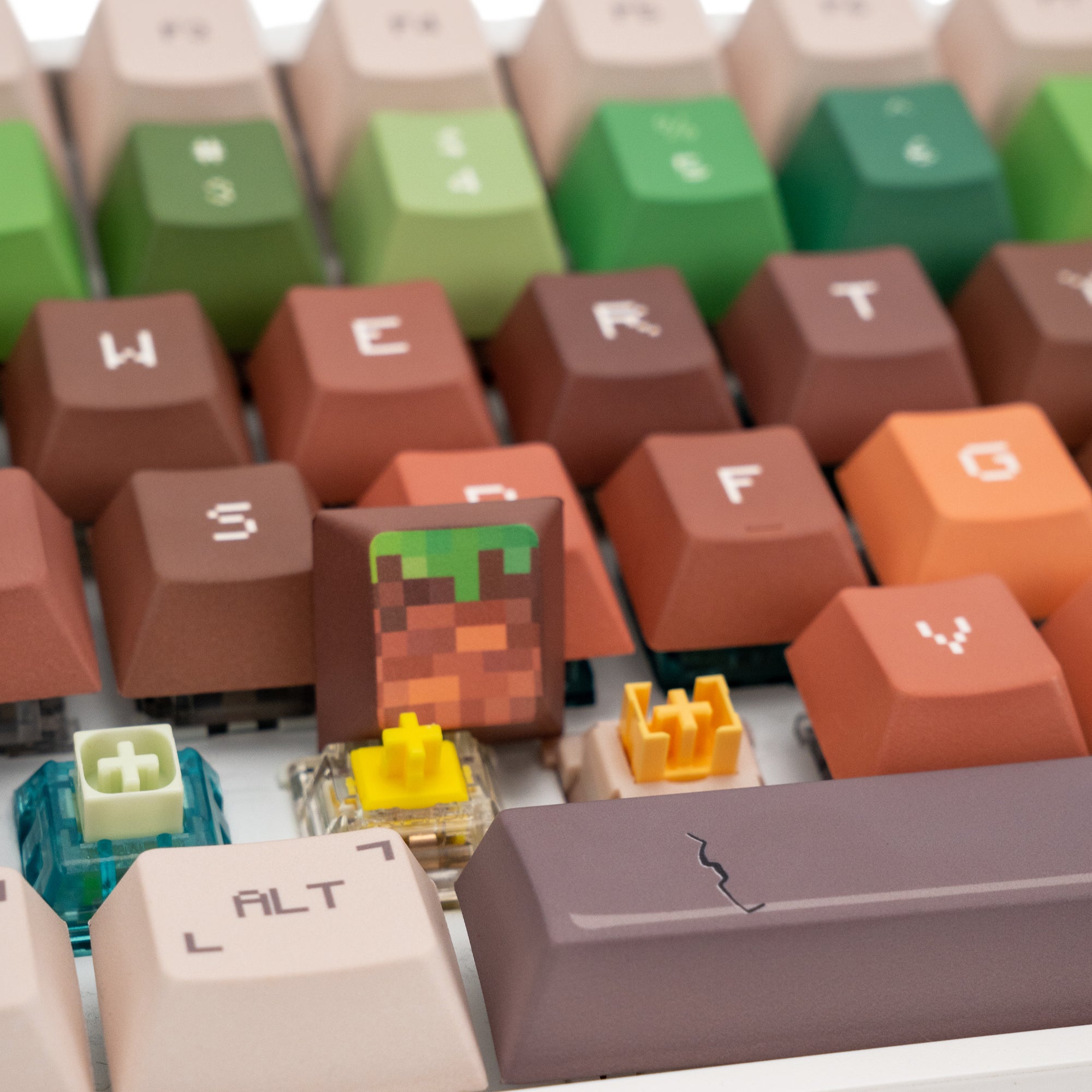 MC Minecraft Series PBT Keycap Set – KeyGeak