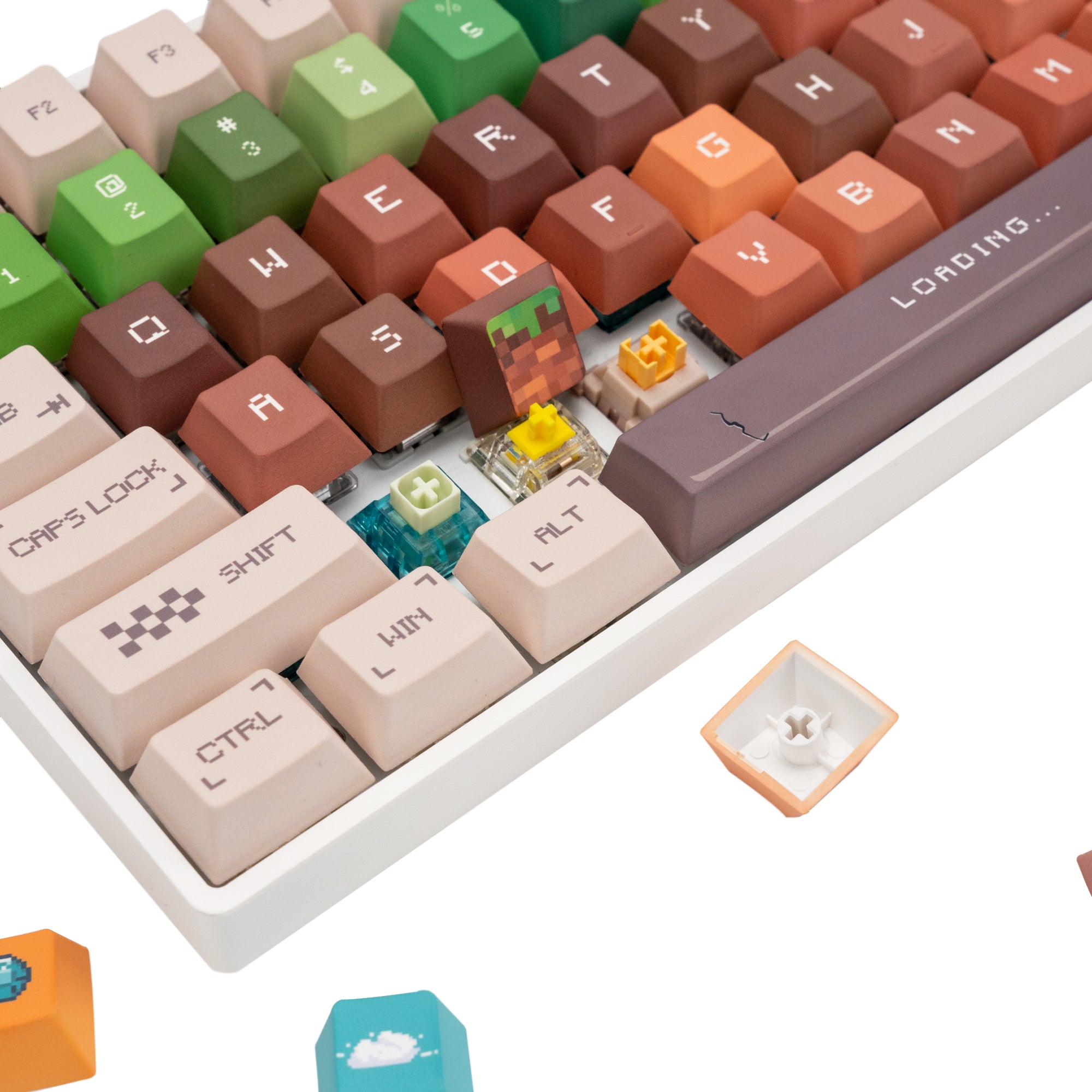Minecraft Key Cap MC Minecraft Series PBT Keycap Set – KeyGeak
