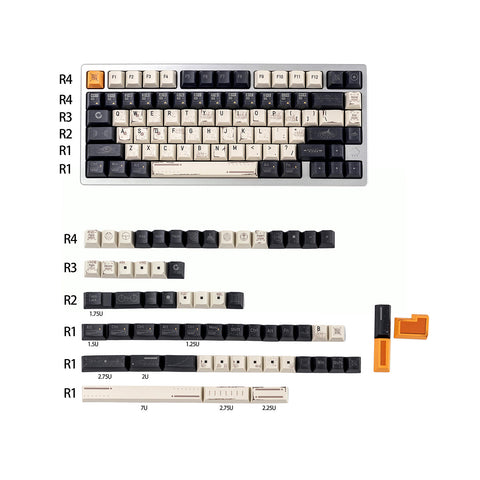 Interstellar PBT Cherry Profile Keycaps Set