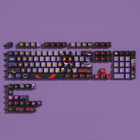 Pudding Four-sided Light-transmitting Anime Keycaps