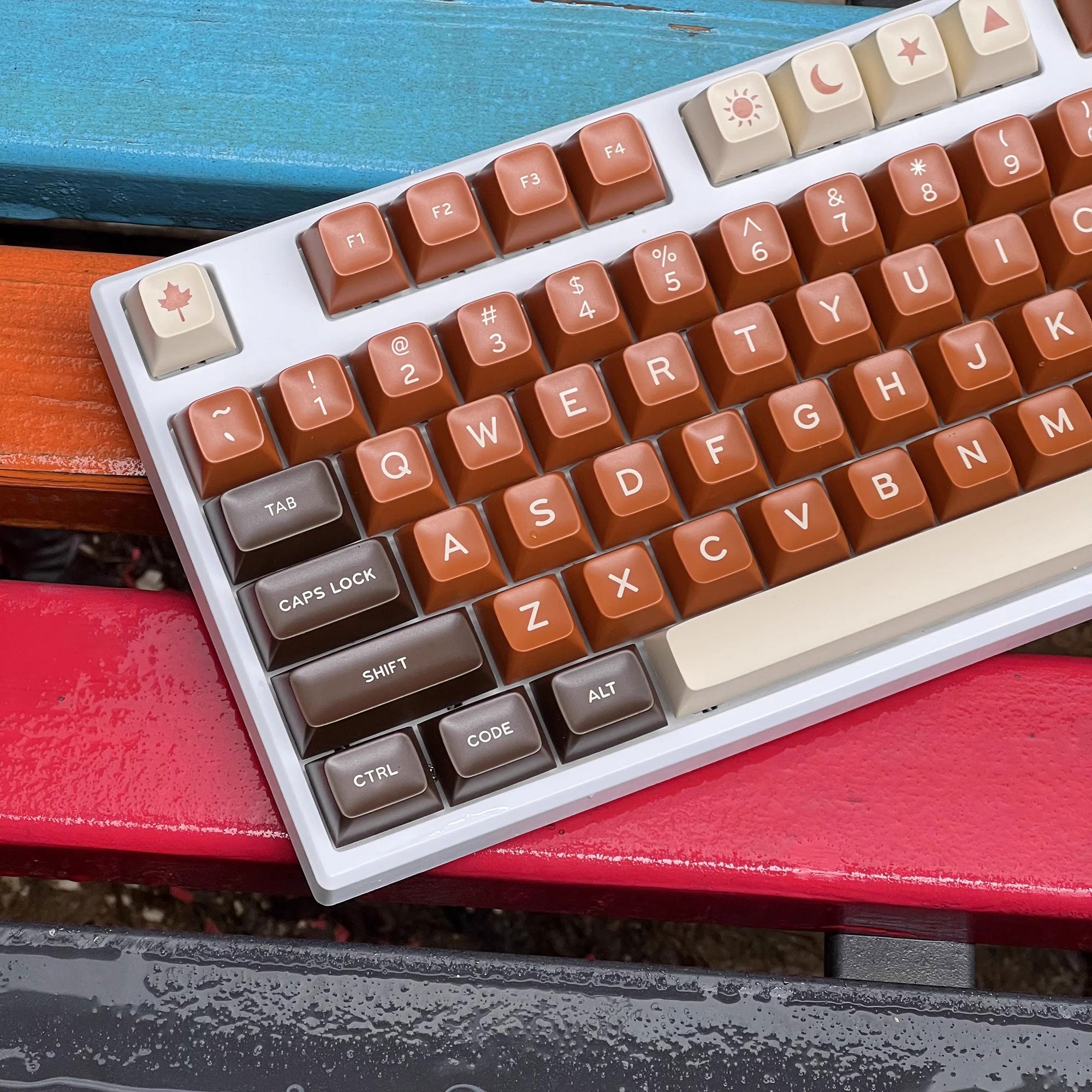 Rich Coffee SA Keycaps ABS Double Shot Technology – KeyGeak