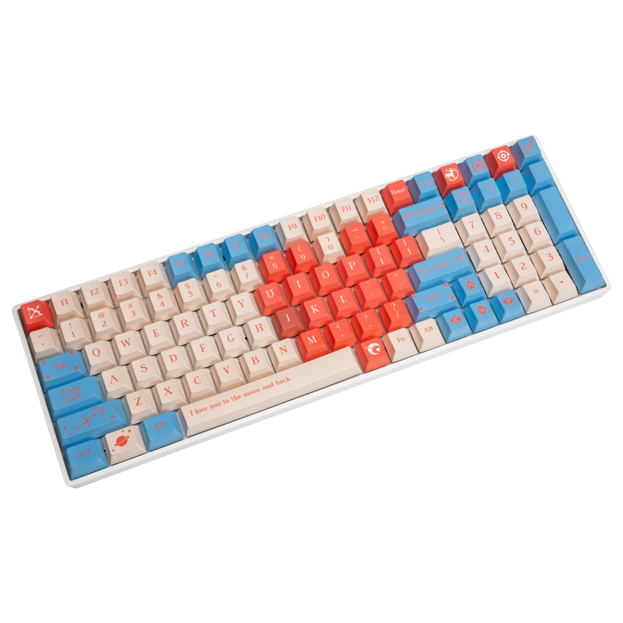 customize-keycaps-Sagittarius-blue-constellation-series-pbt-mechanical-keyboard-keycaps-set