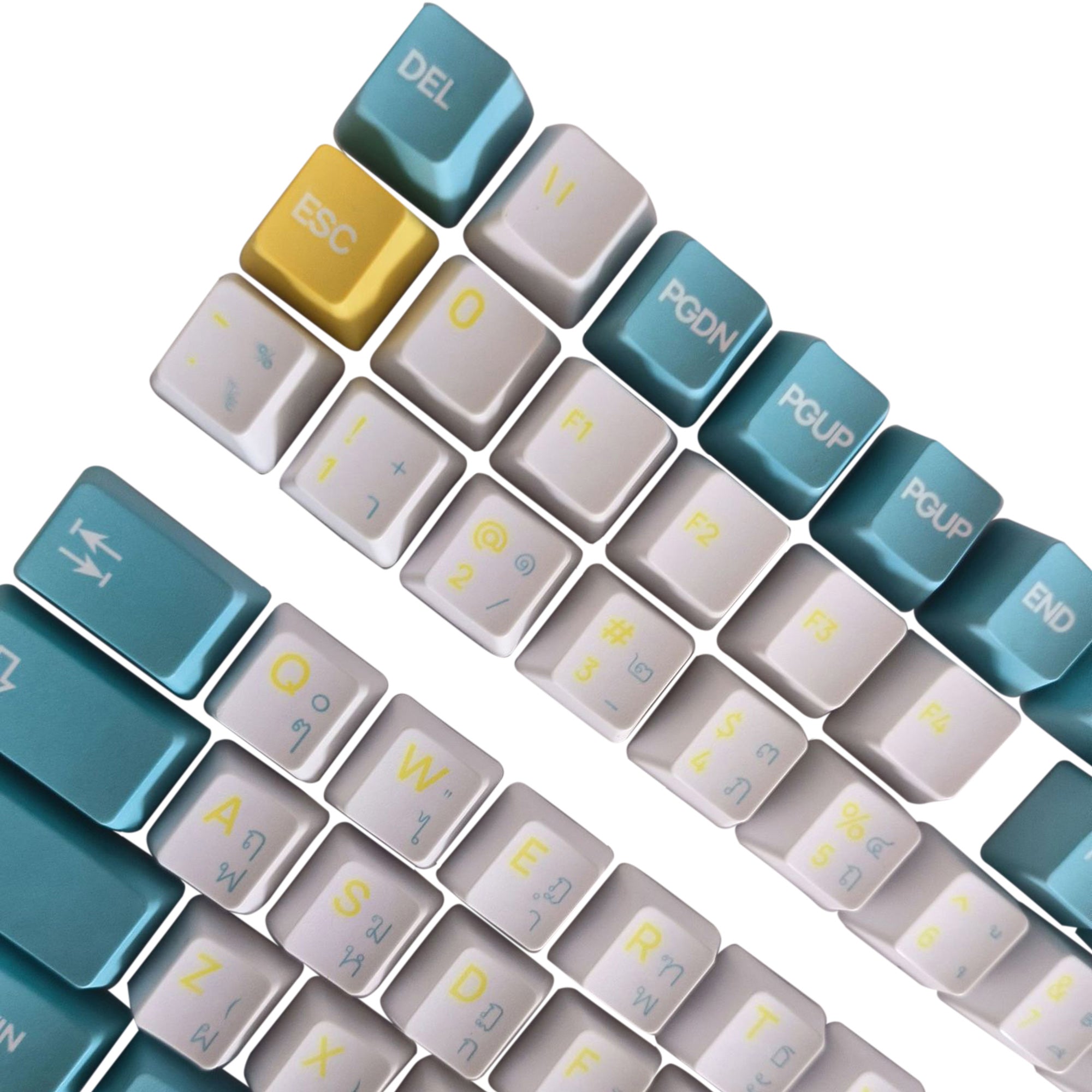 Sea Salt Soda Theme XDA/OEM Profile PBT Keycaps Set KeyGeak