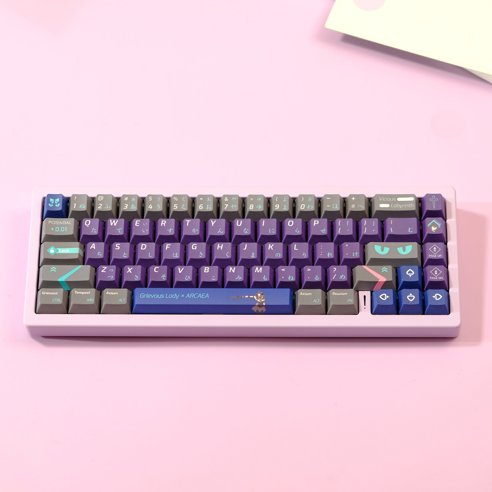 arcaea-cherry-profile-pbt-keycaps-set