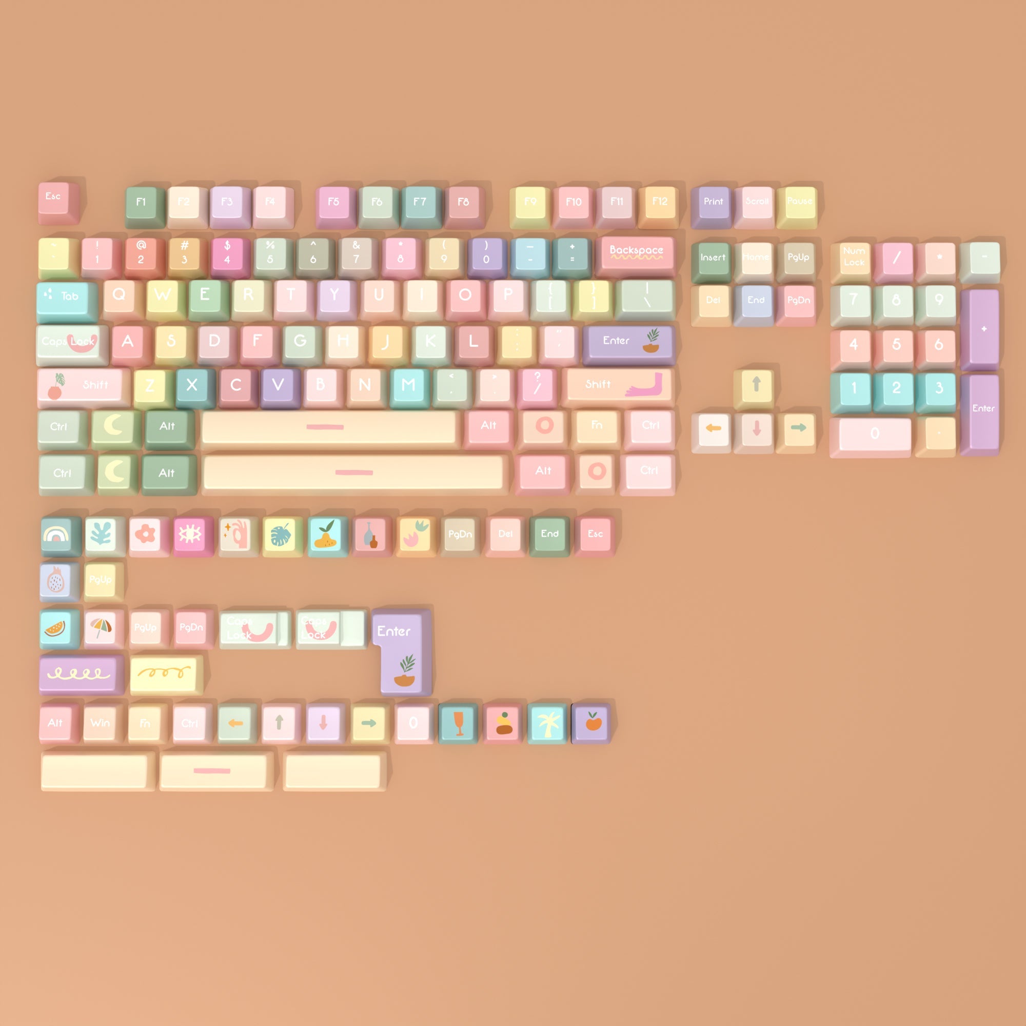 Candy Series PBT Keycap Set - Cherry Profile – KeyGeak Candy Series PBT Keycap Set - Cherry Profile – KeyGeak
