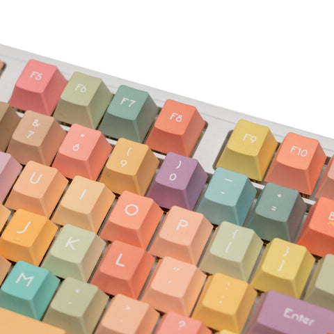 DIY-KEYCAPS-candy-series-pbt-keycap-Cherry-profile-set