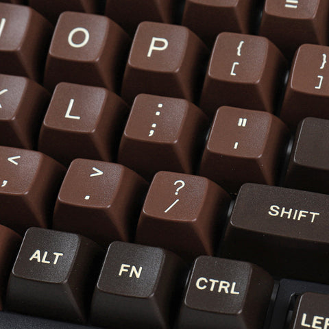 diy-keycaps-chocolate-pbt-keycaps-sa-profile