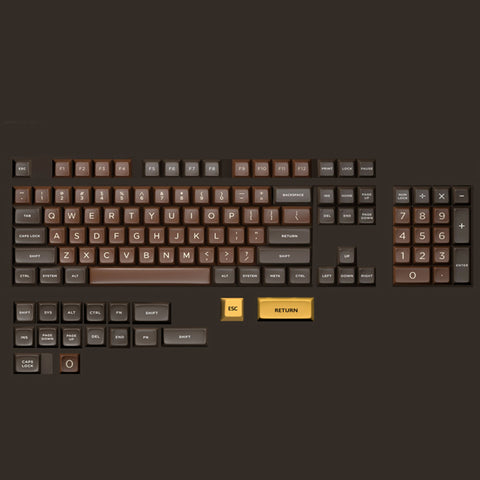 diy-keycaps-chocolate-pbt-keycaps-sa-profile