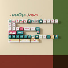 christmas-series-keycap-set-pbt-cherry-profile-christmas-cabin