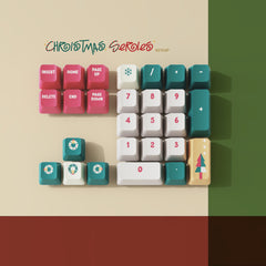 christmas-series-keycap-set-pbt-cherry-profile-christmas-cabin