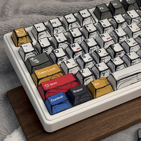 comic-line-cherry-profile-keycaps-set