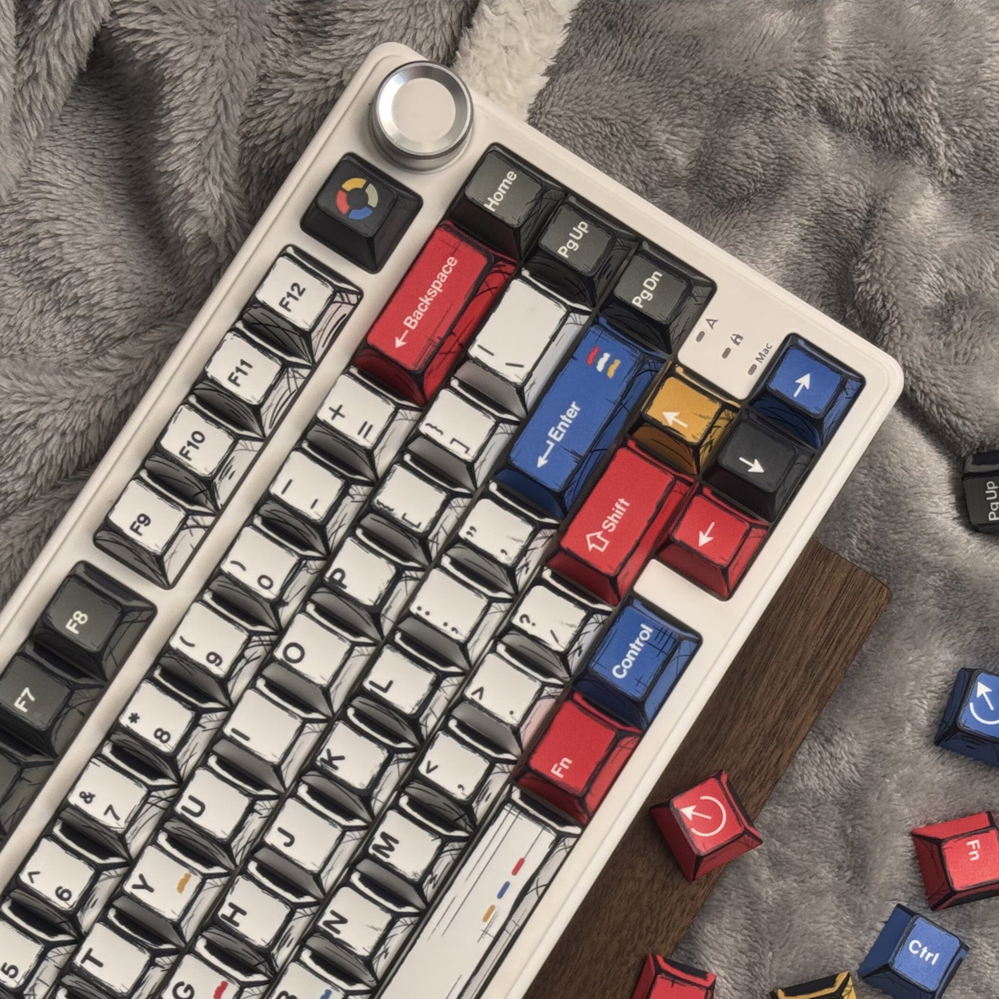 Comic Line Cherry Profile Keycaps Set – KeyGeak