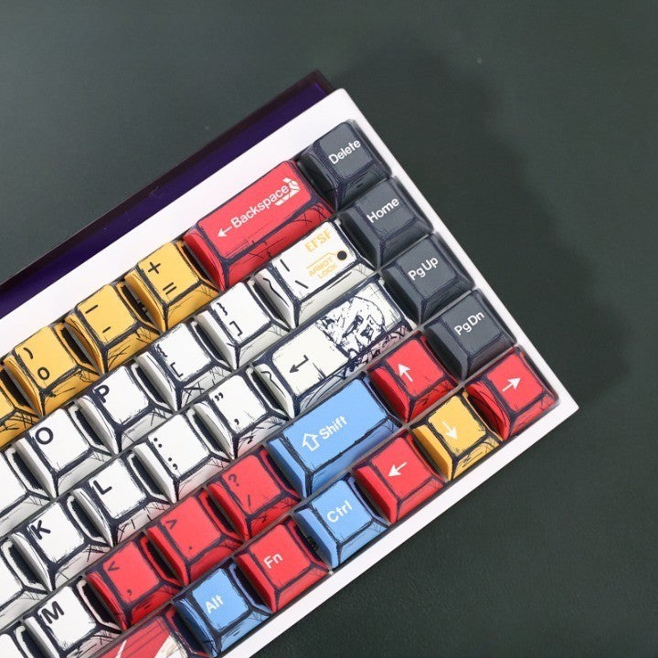 Comic-line Gundam Cherry Profile Keycaps Set – KeyGeak