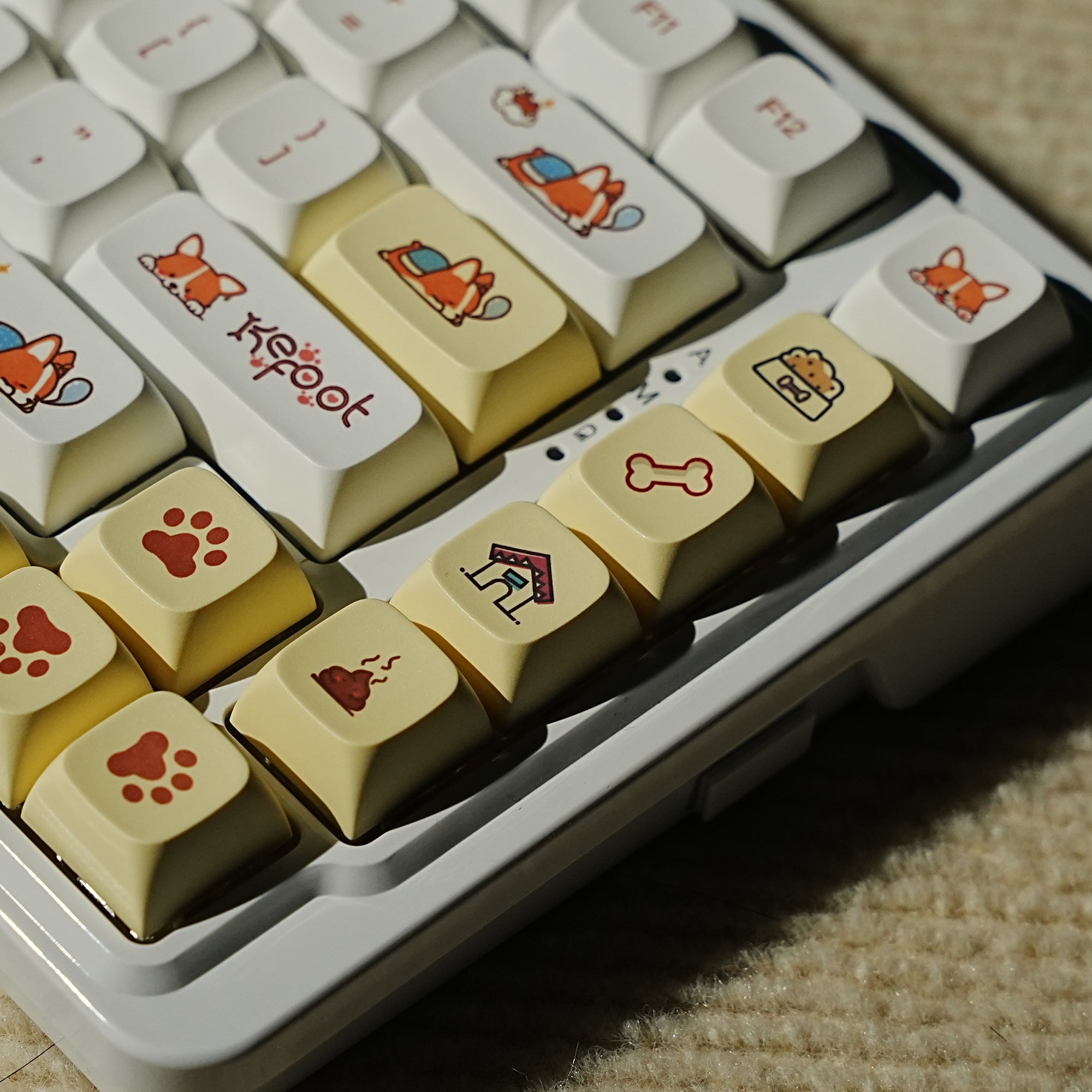 Custom Keyboard Key Mapping Corgi XDA Mechanical Keyboard Keycaps Set – KeyGeak