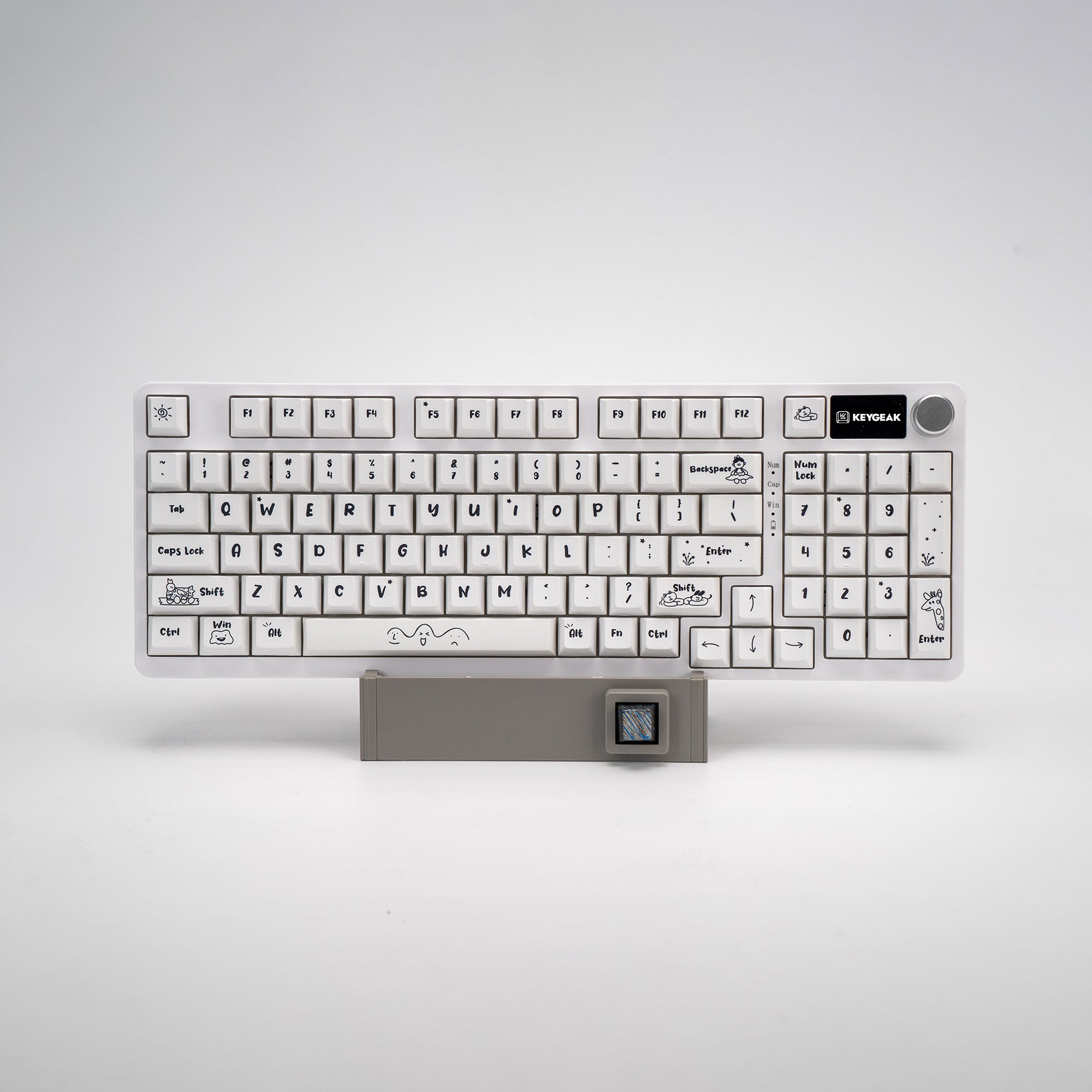 [Doodle Series]Hot-Swap RGB Tri-mode Mechanical Keyboard (Whole Keyboa ...