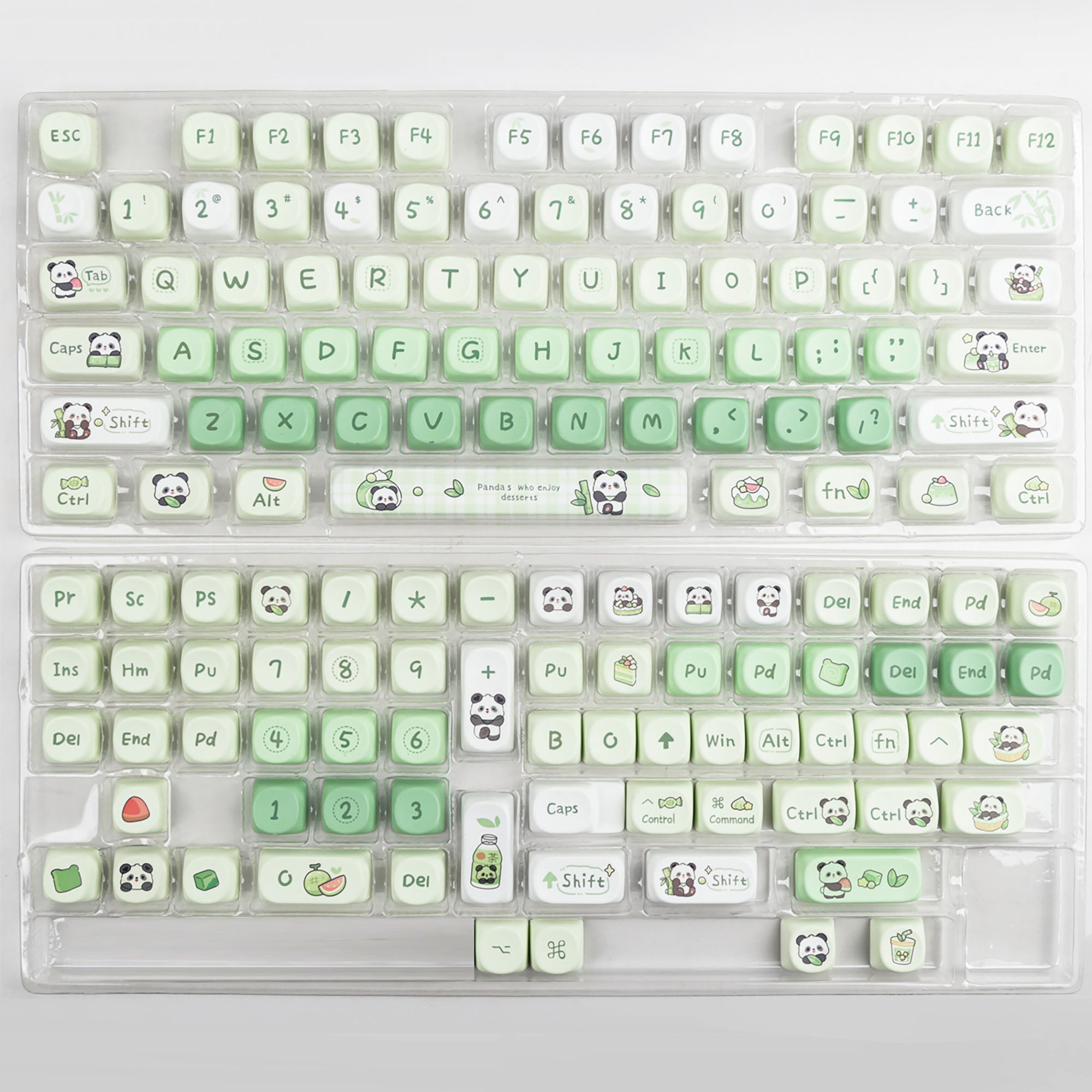 Pando Keycaps Gradient Panda SOA Profile Keycap Set – KeyGeak