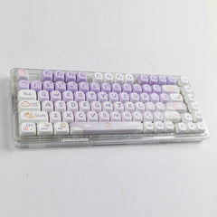 gradient-purple-bunny-pbt-keycap-set