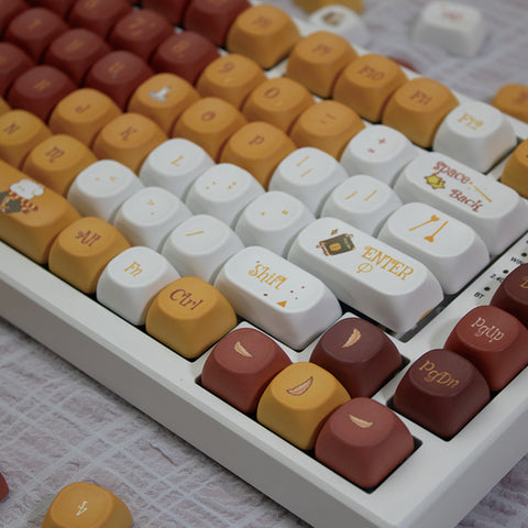 gryffindor-house-PBT-keycaps-set