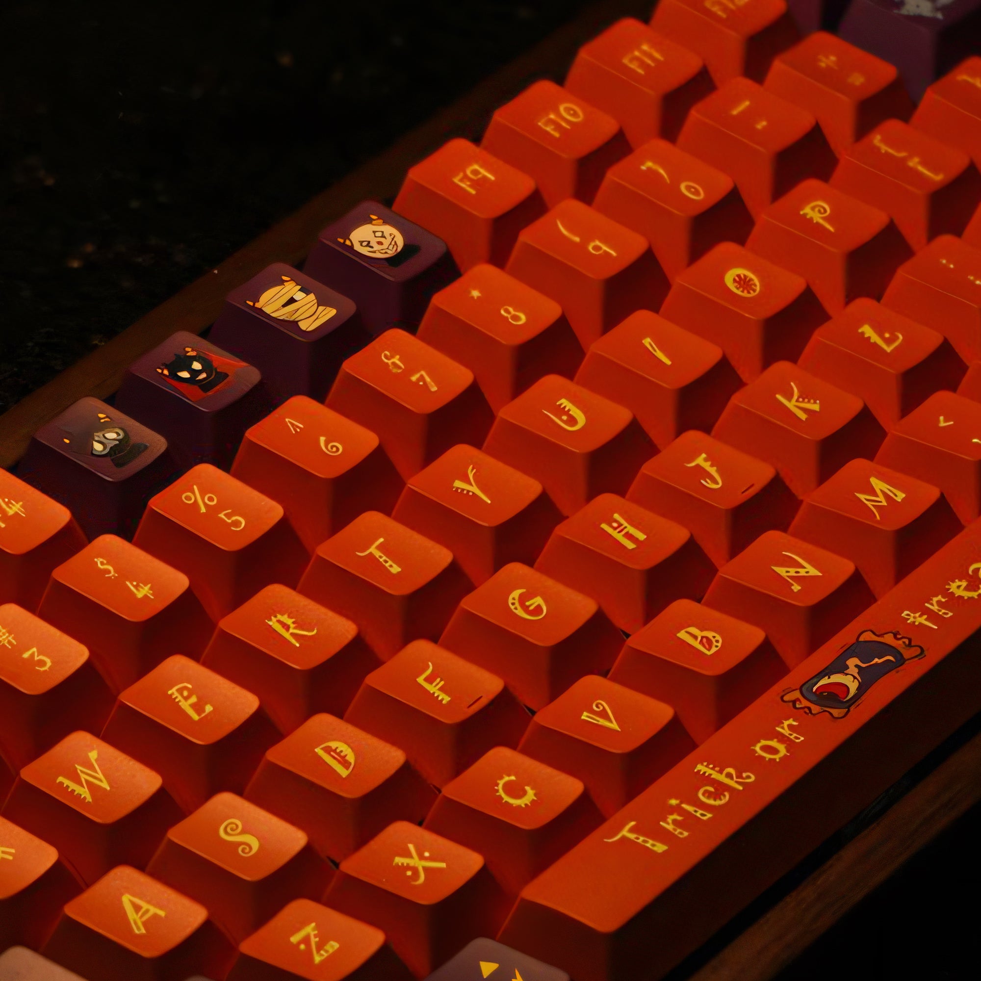 [Halloween] Red Style Cherry Profile Keycaps Set – KeyGeak