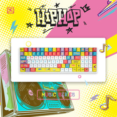 Hip Hop Music Series Hot-Swap RGB Mechanical Keyboard